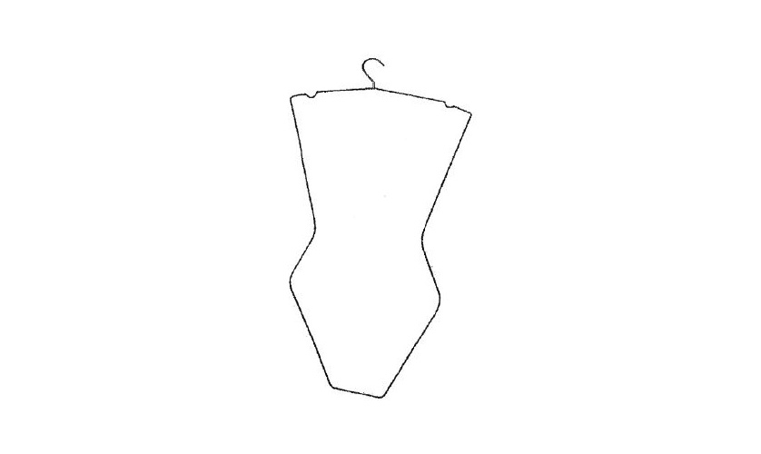 Percha Silueta Pintada