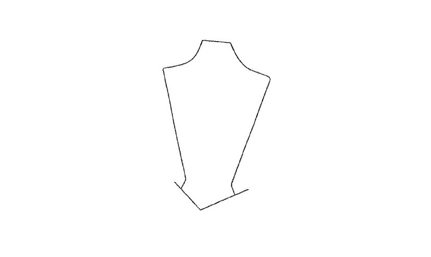 Percha Porta Blusa Pintada